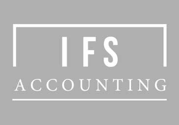 IFS Accounting logo in white on grey background representing the IFS Accounting brand.